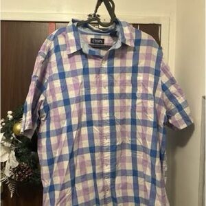 Chaps Men's Plaid Button Up Shirt